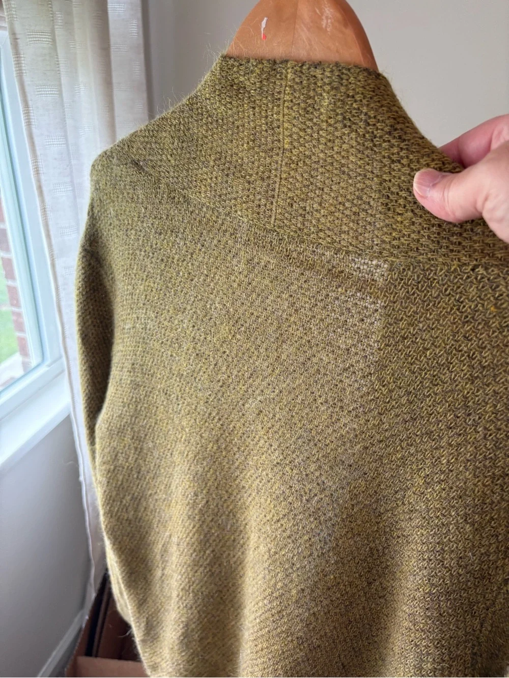 Eileen Fisher Open Front Wool Mohair Cashmere Blend Cardigan Sweater. Size XL.